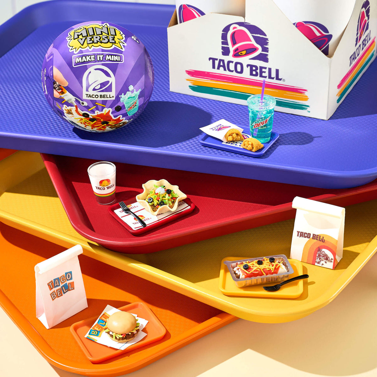 MGA's Miniverse Make It Mini Taco Bell® Series 2 Decades Mini Collectibles