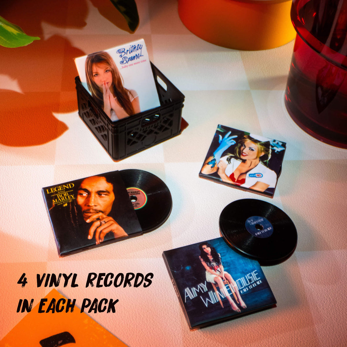 MGA's Miniverse Real Music Vinyl - Mini Playable Vinyl Records