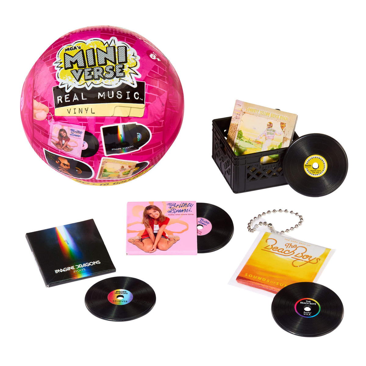 MGA's Miniverse Real Music Vinyl - Mini Playable Vinyl Records