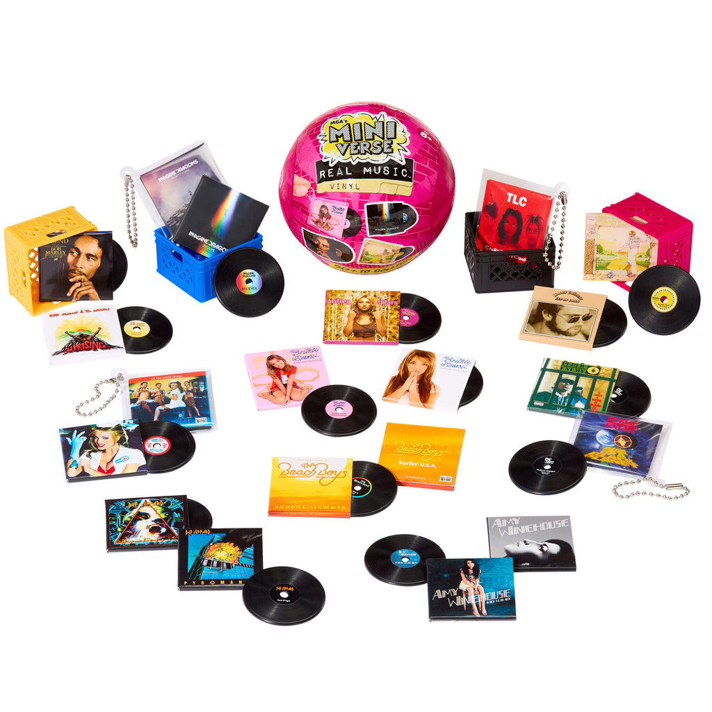 MGA's Miniverse Real Music Vinyl - Mini Playable Vinyl Records