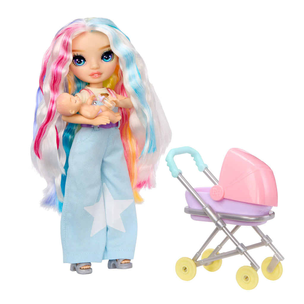 Rainbow High Jr. High Bestie Babysitters – Amaya Raine (Rainbow) 9" Fashion Doll