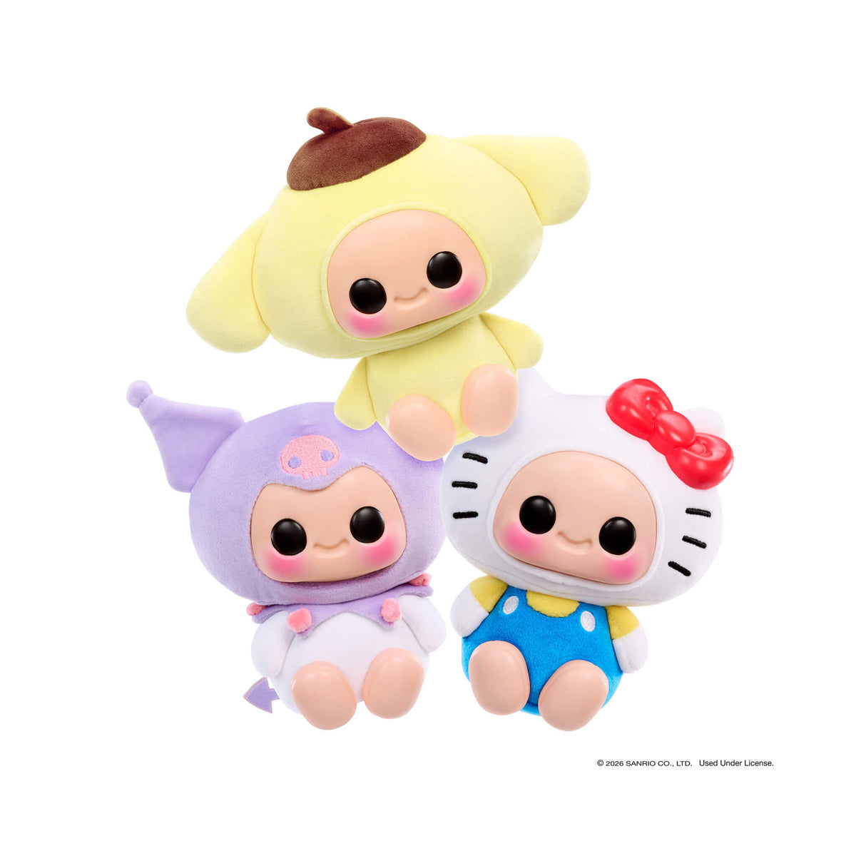 Hyojo Hello Kitty® and Friends Series Blind Box Squishy Collectible - Hello Kitty®, Kuromi™, Pompompurin™