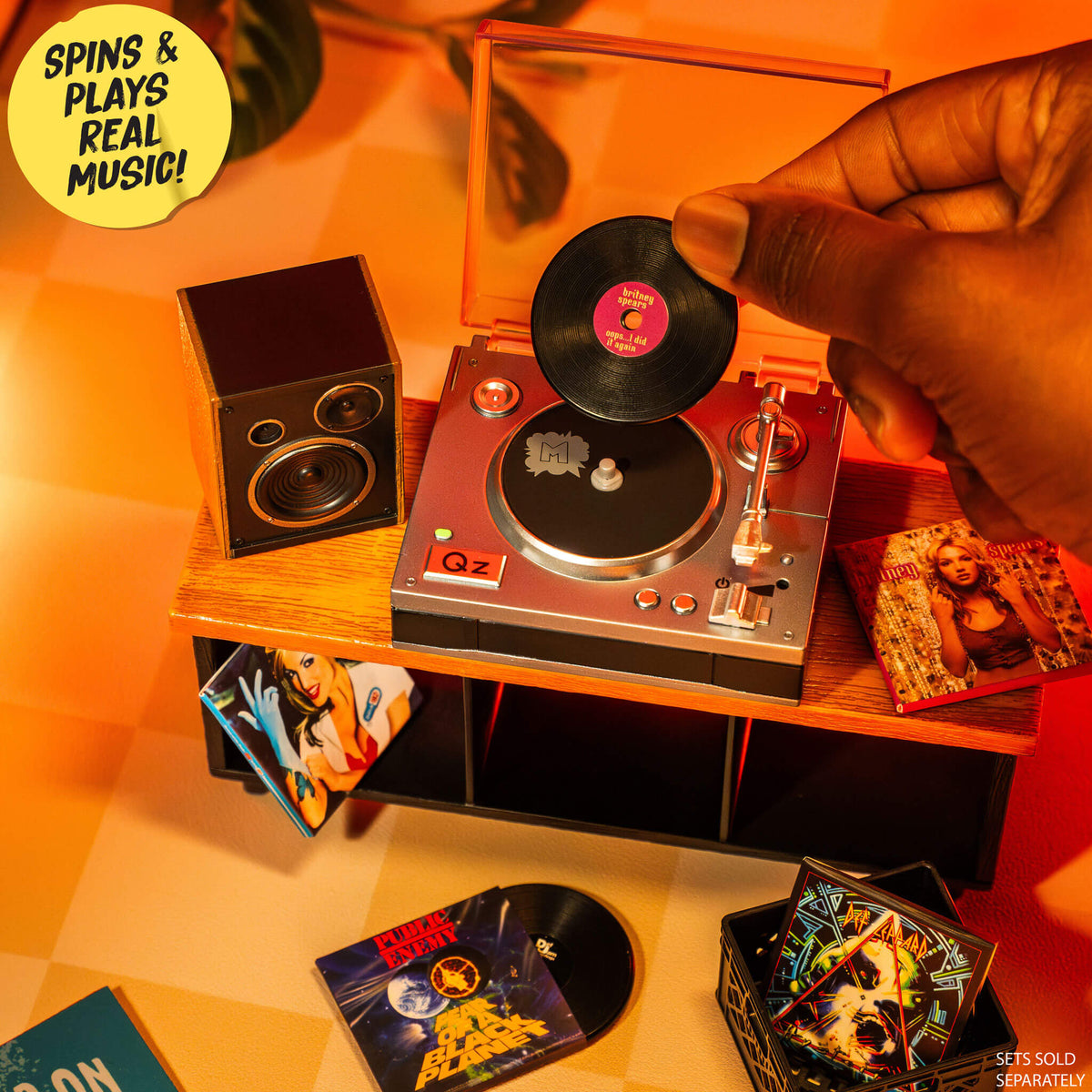 MGA's Miniverse Real Music Vinyl - Mini Playable Vinyl Records