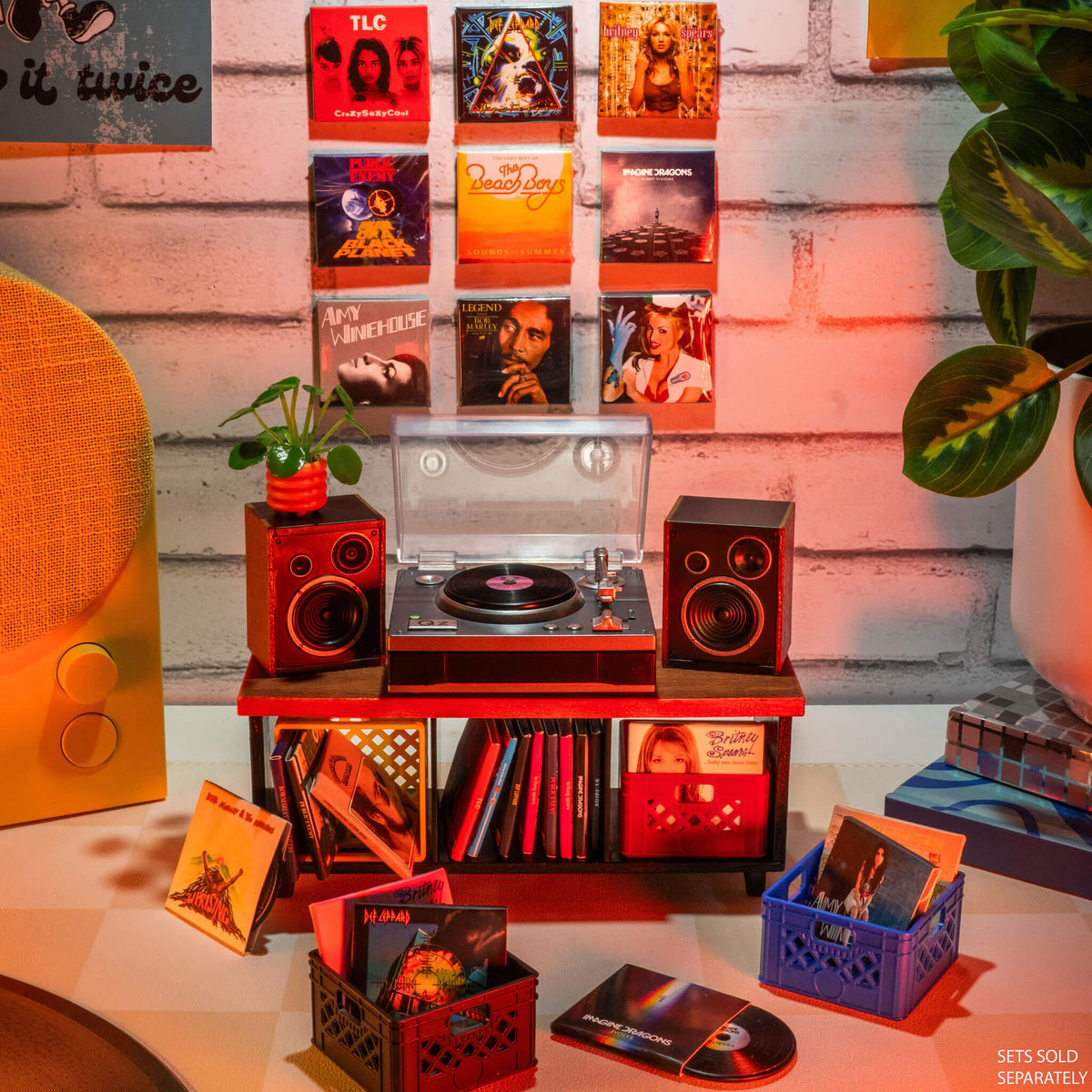 MGA's Miniverse Real Music Vinyl - Mini Playable Vinyl Records