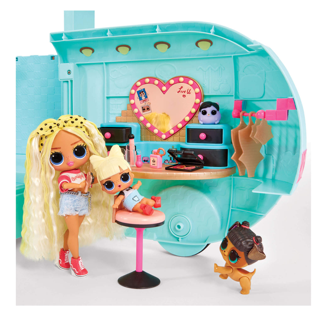 LOL Surprise Glamper – 4-in-1 Camper Doll Playset with 55+ Surprises