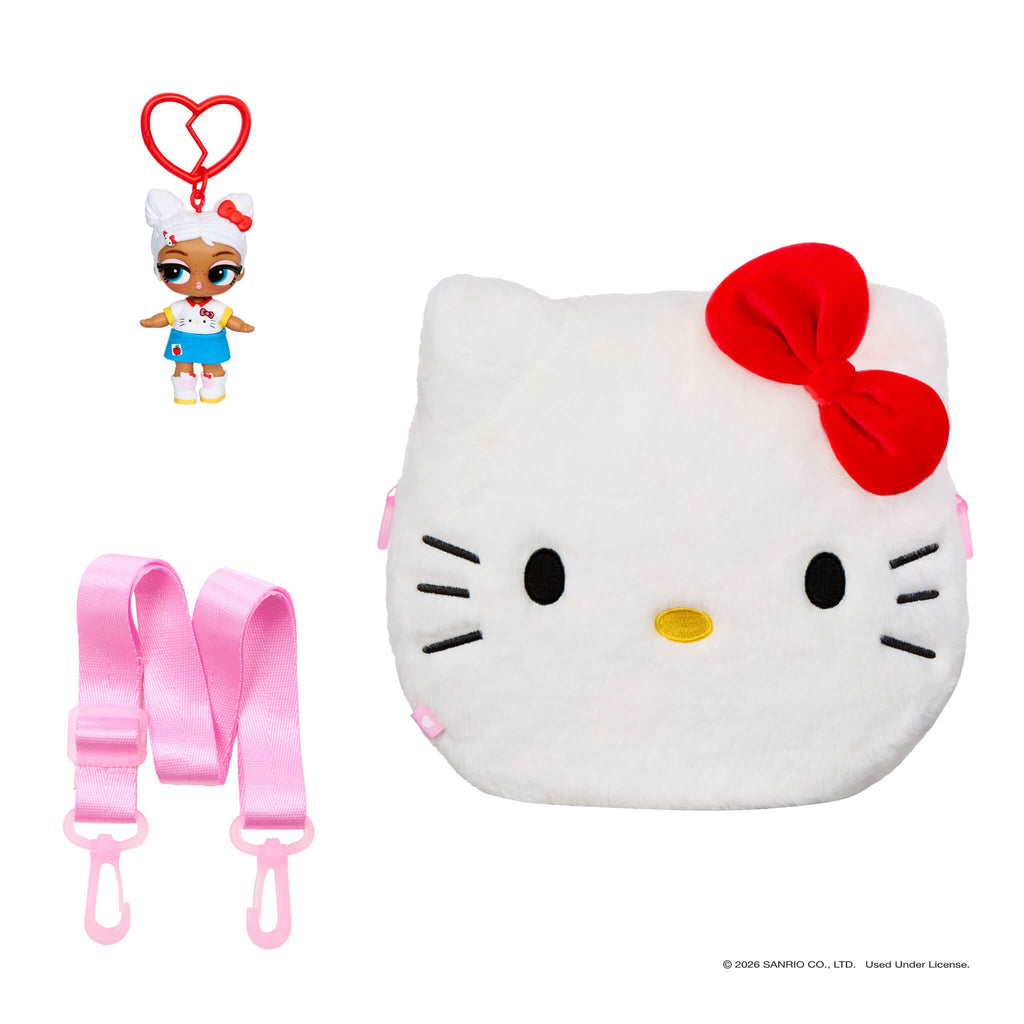 LOL Surprise Loves Hello Kitty® and Friends BIG Reversible Plush – Large Hello Kitty® Plush with Matching Tot