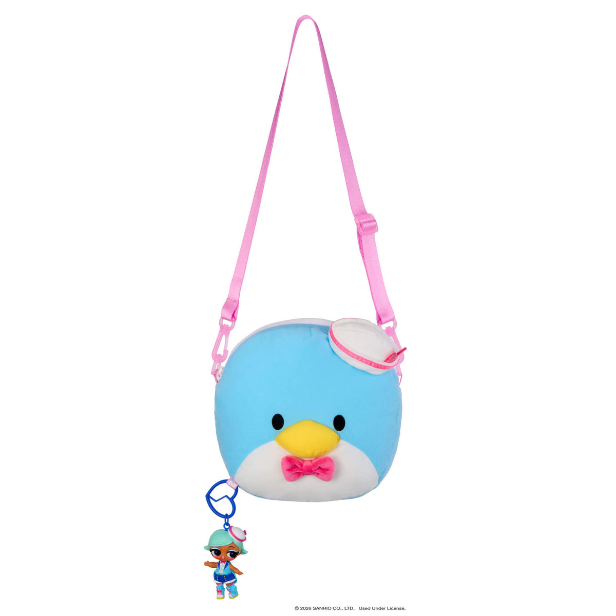 LOL Surprise Loves Hello Kitty® and Friends BIG Reversible Plush – Large Tuxedosam™ Plush with Matching Tot