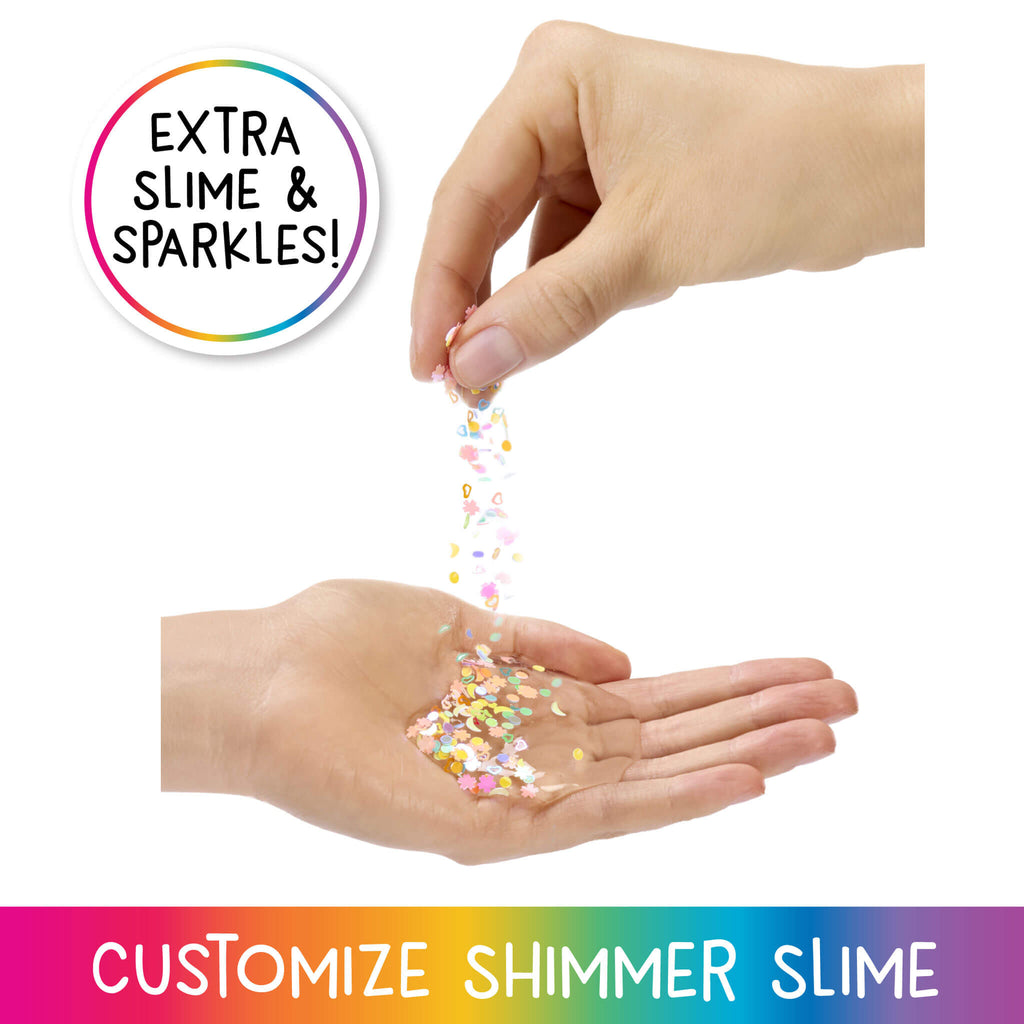 Rainbow High Rainbow Shimmers with Slime – Bella, Pink 11” Doll, Create a Rainbow Fashion Doll