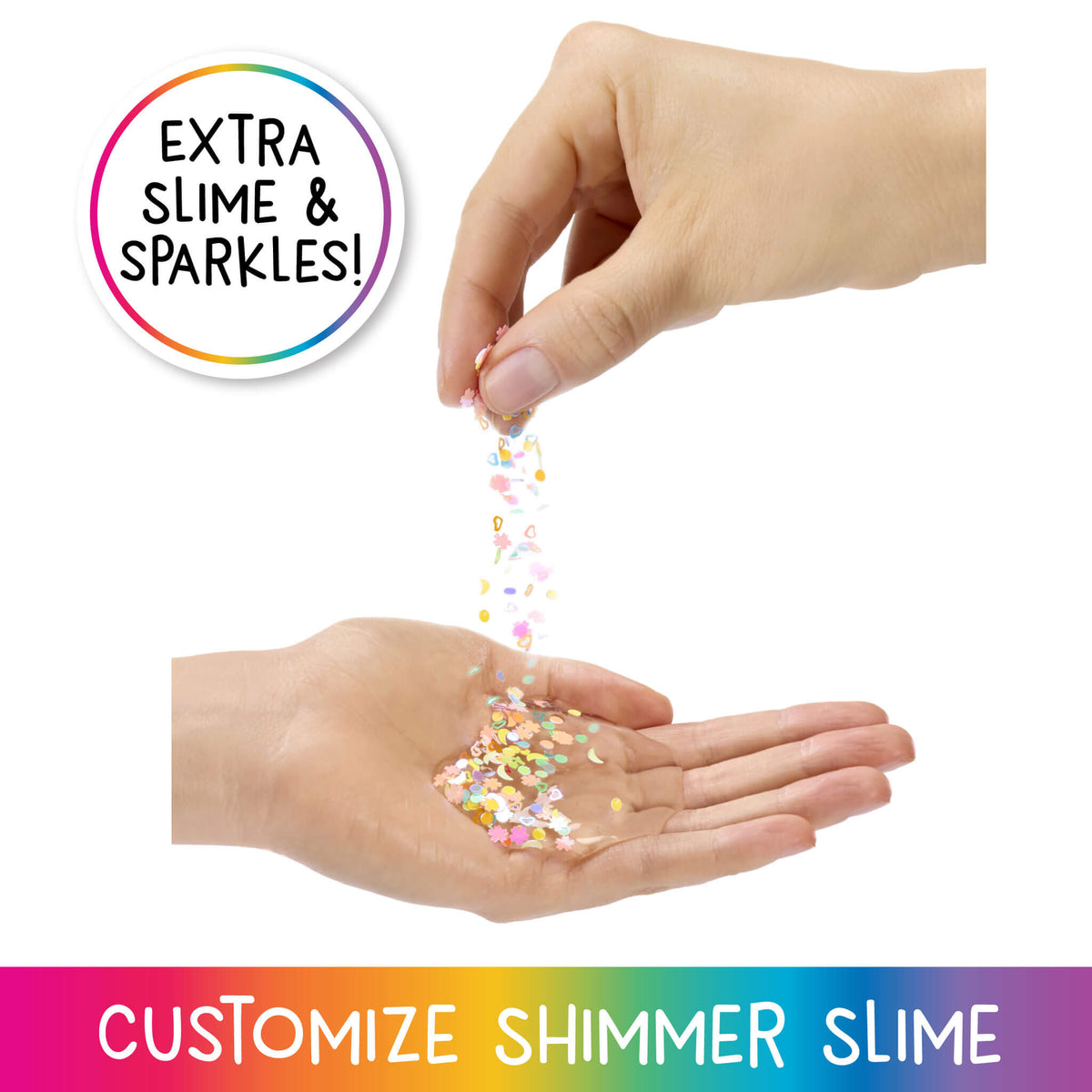 Rainbow High Rainbow Shimmers with Slime – Bella, Pink 11” Doll, Create a Rainbow Fashion Doll