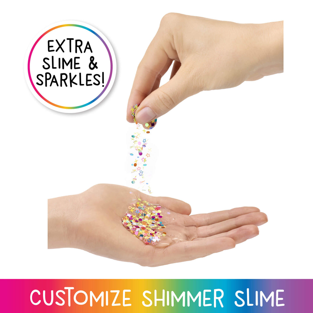 Rainbow High Rainbow Shimmers with Slime – Iris, Rainbow 11” Doll, Create a Rainbow Fashion Doll
