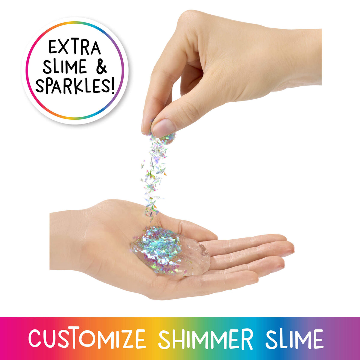 Rainbow High Rainbow Shimmers with Slime – Skyler, Blue 11” Doll, Create a Rainbow Fashion Doll