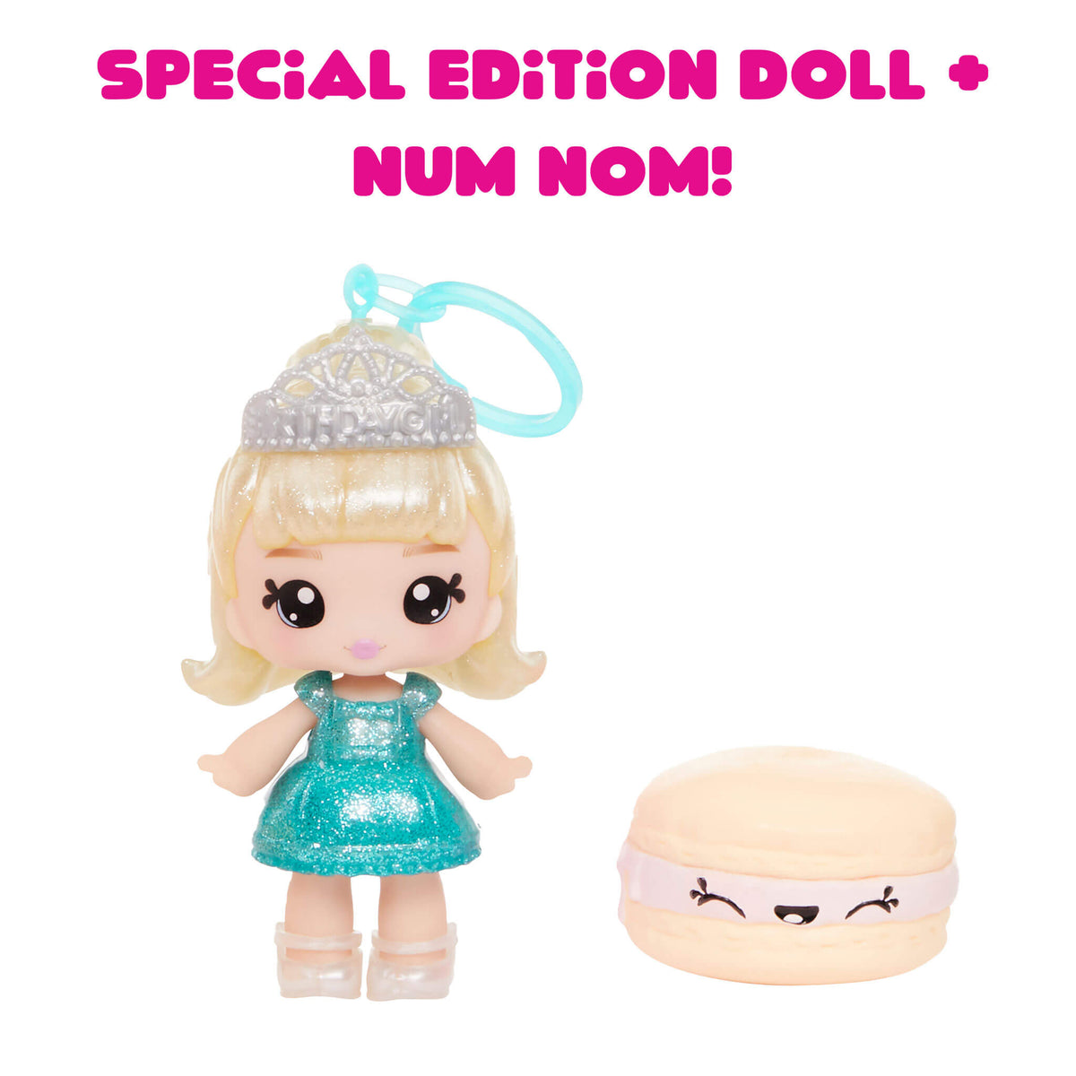 Yummiland Beauty Bag Playset + Lip Gloss Doll - Cupcake Bag with Exclusive Callie Birthday Cake Doll