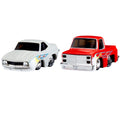 CarTuned 2 Pack Series 1-Street Race'n, 1969 Chevy Camaro (Pro Street), 1987 Chevy C10 (Pro Street),  Diecast Vehicles