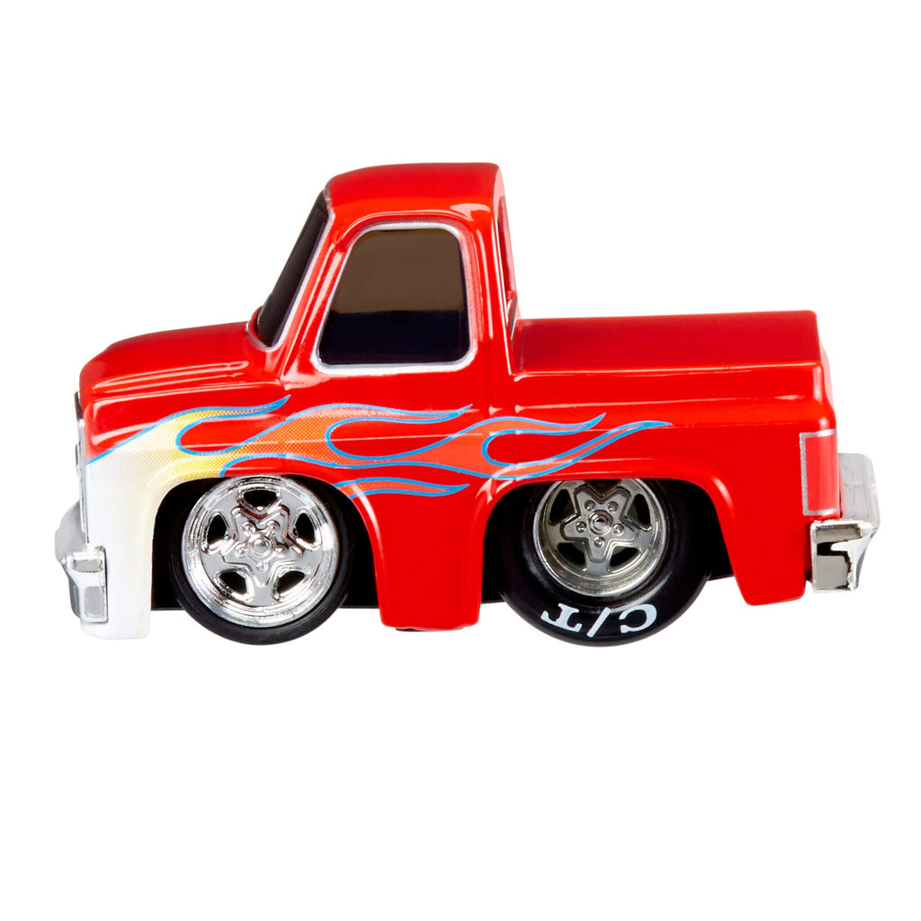 CarTuned 2 Pack Series 1-Street Race'n, 1969 Chevy Camaro (Pro Street), 1987 Chevy C10 (Pro Street),  Diecast Vehicles