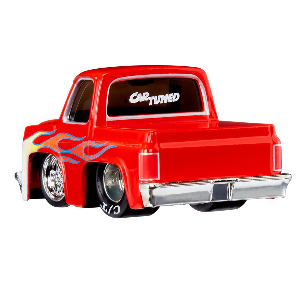 CarTuned 2 Pack Series 1-Street Race'n, 1969 Chevy Camaro (Pro Street), 1987 Chevy C10 (Pro Street),  Diecast Vehicles