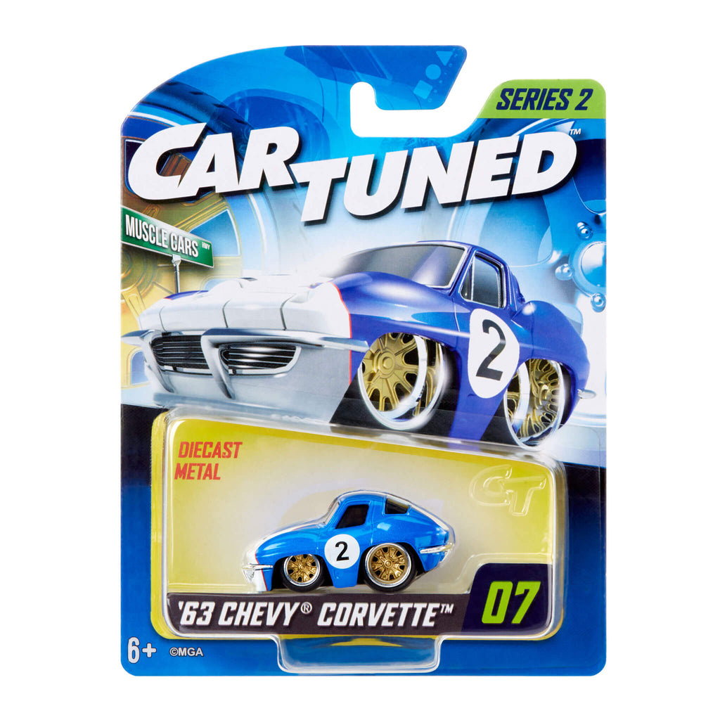 CarTuned Series 2 - 1963 Chevy Corvette (Race) Diecast Vehicle