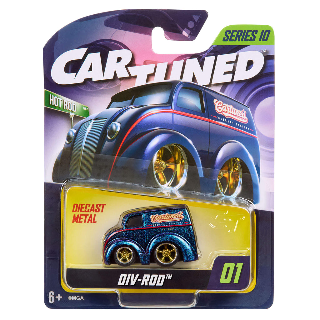 CarTuned Mainline Series 10 - Div-Rod (Hot Rods) Diecast Collectible