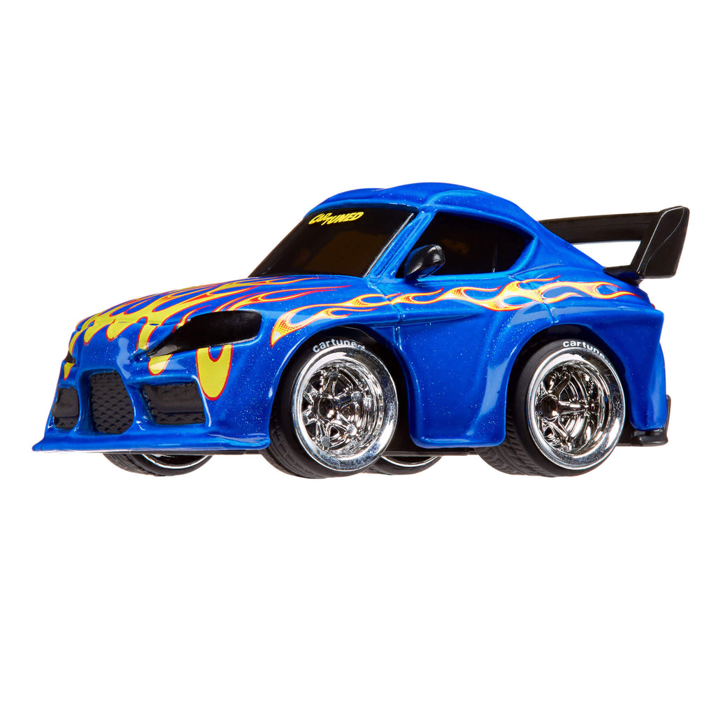 CarTuned JDM Series 3 -2022 Toyota Supra GR (Blue w/Flames)