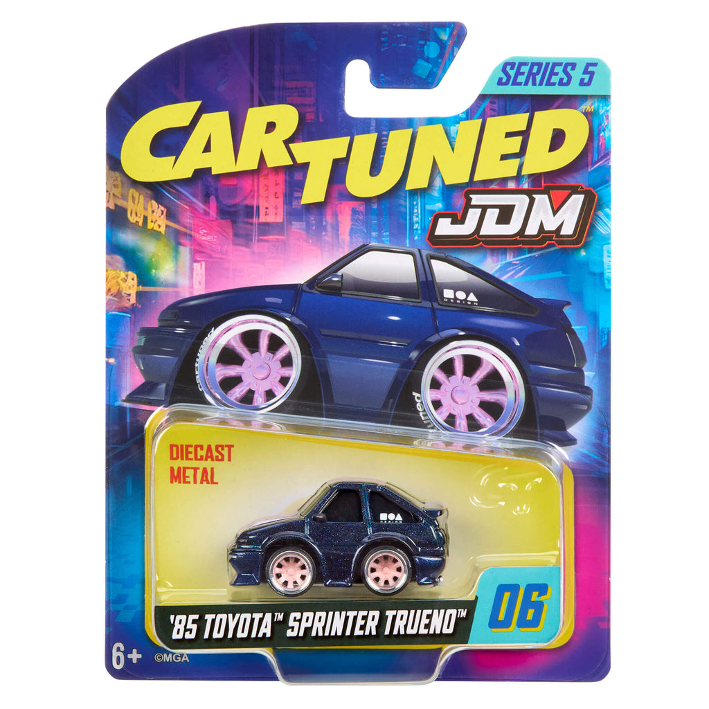 CarTuned JDM Series 5 - 1985 Toyota Corolla (AE86) Sprinter Trueno Diecast Collectible