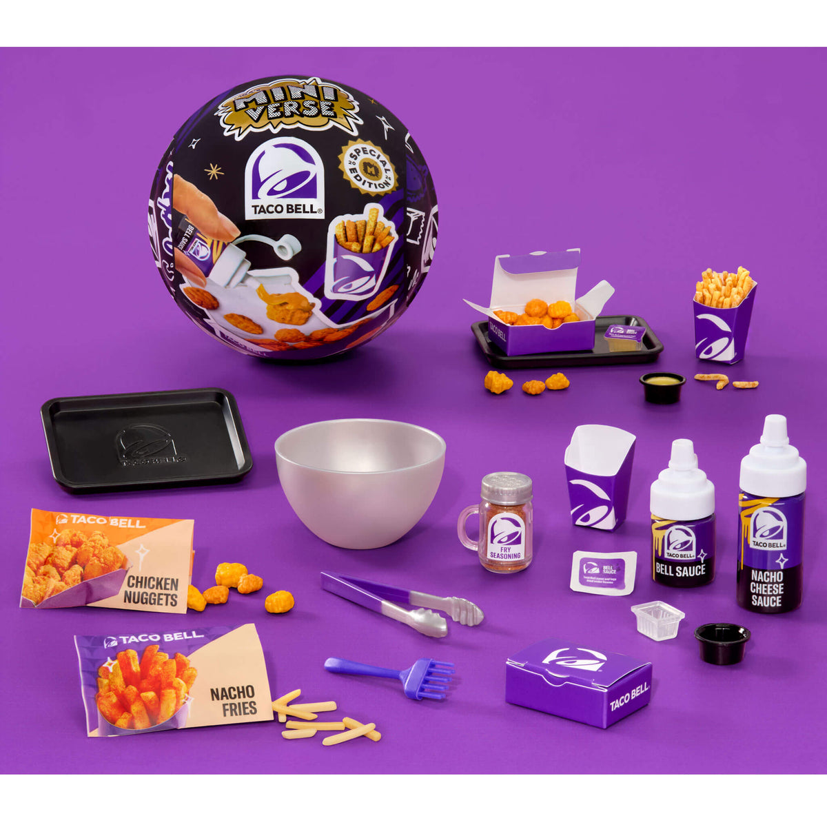 MGA's Miniverse Taco Bell® Crispy Chicken Nuggets & Nacho Fries, SPECIAL EDITION, LIMITED, EXCLUSIVE