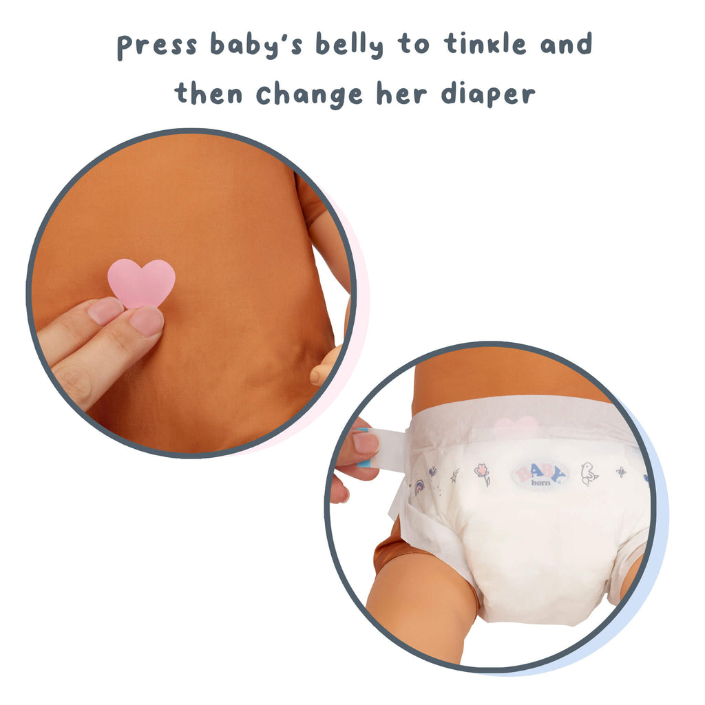 BABY born My Real Baby Doll Ava - Realistic Soft-Bodied Baby Doll