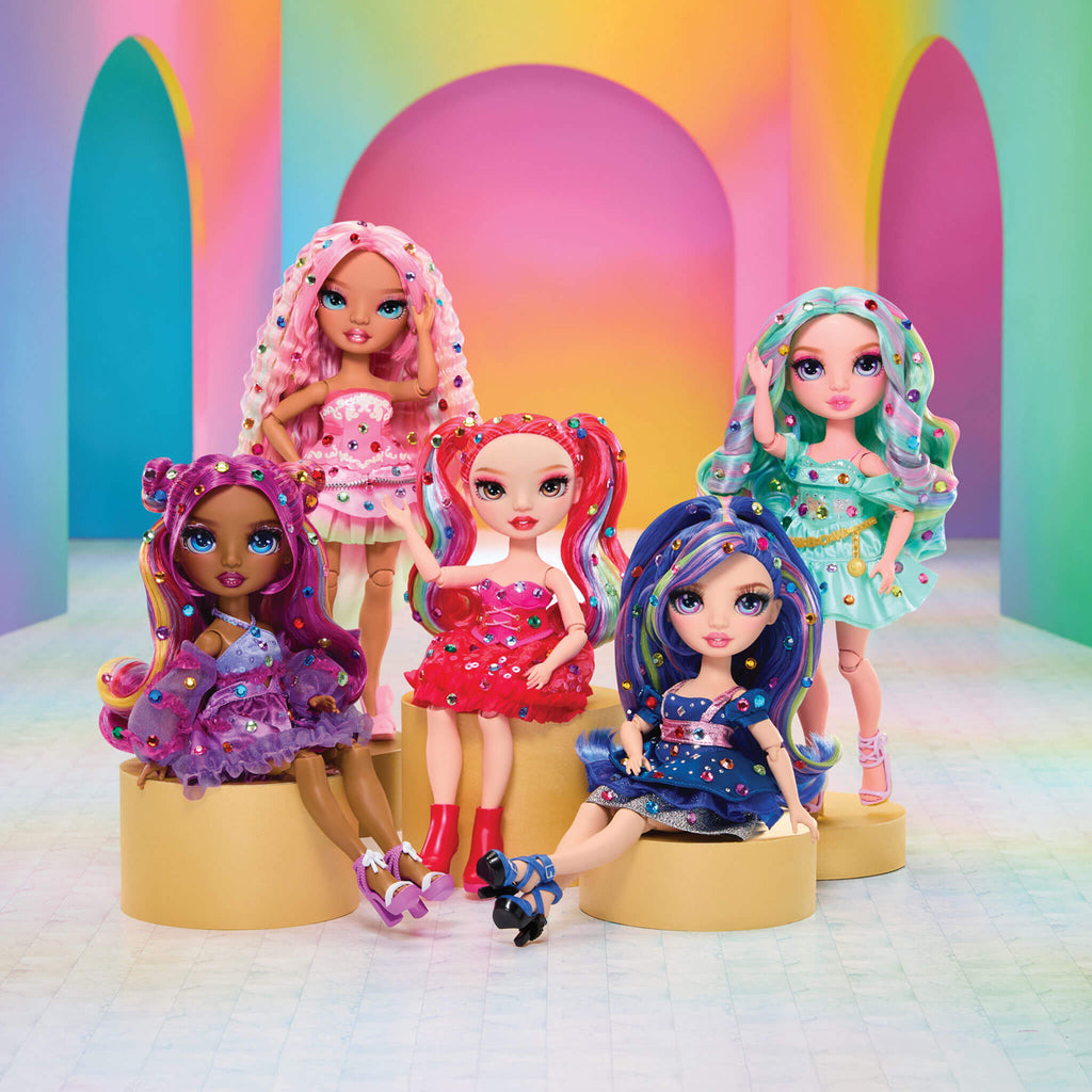 Rainbow High Be Dazzling Fashion Dolls - Vivienne Rouge, 11" Fashion Doll