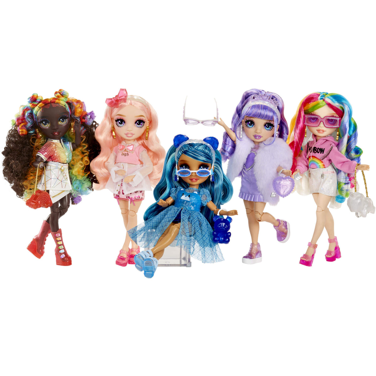 Rainbow High Creative Crystals Iris - Rainbow 11” Fashion Doll with Crystal Accessory Make It Kit